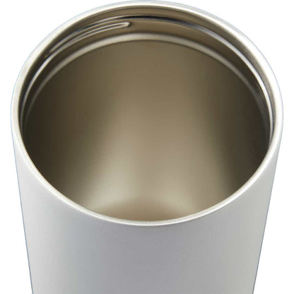 Front View of White Trinity Recycled Straw Leak proof Tumbler 30oz