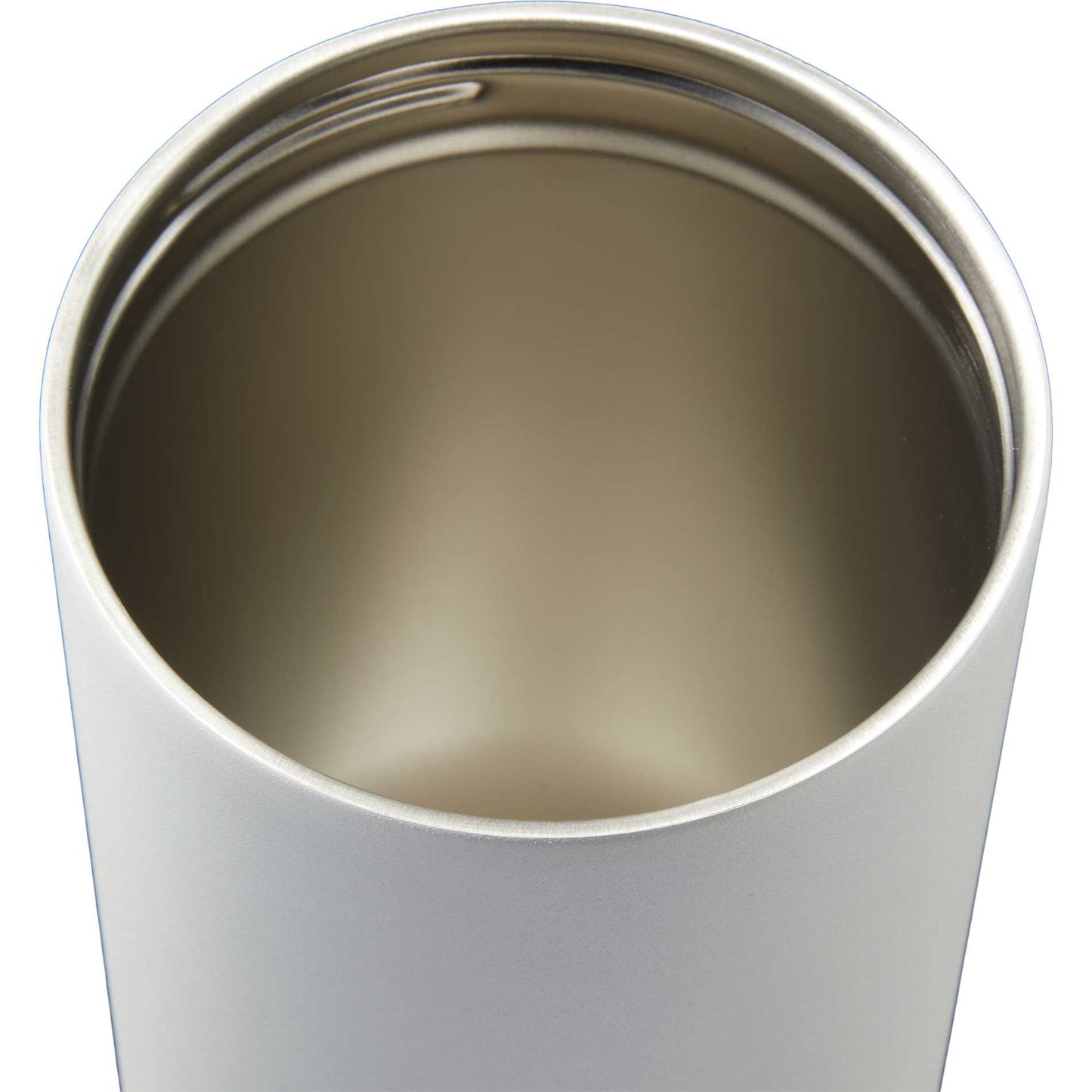 Front View of White Trinity Recycled Straw Leak proof Tumbler 30oz