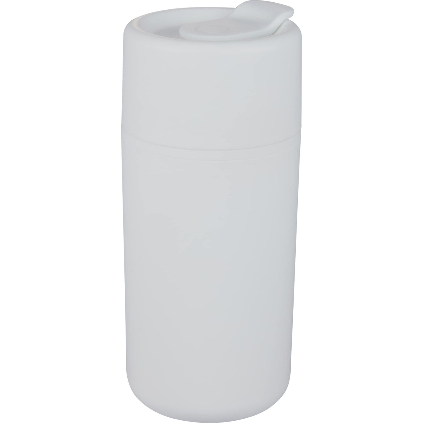 Front View of White Urban 16oz Recycled Tumbler plain
