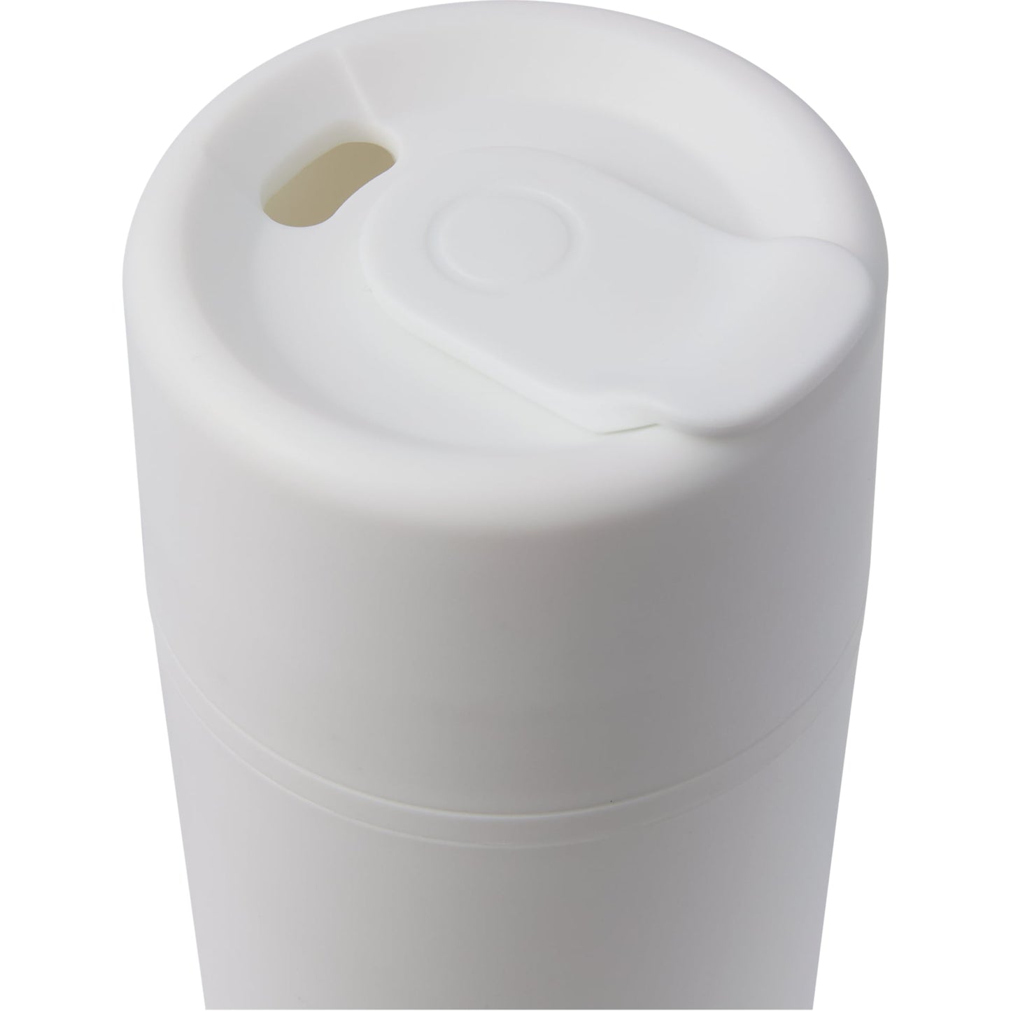 Front View of White Urban 16oz Recycled Tumbler plain