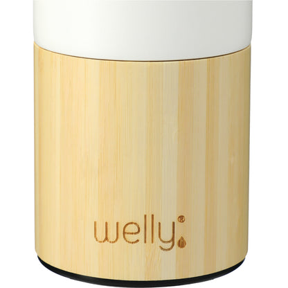 Front View of White Welly® Traveler Copper Vacuum Bottle 18oz