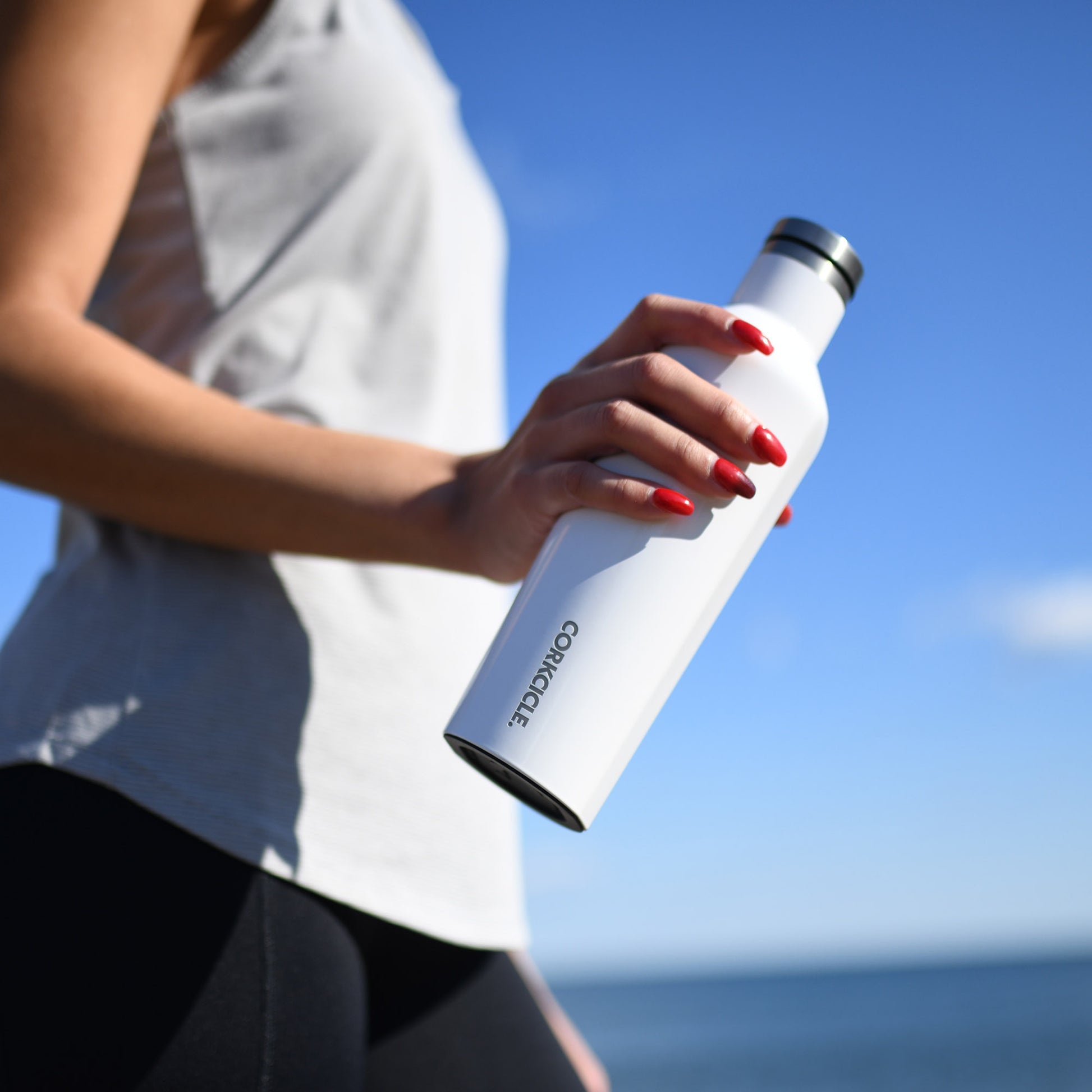 Gloss White CORKCICLE® Canteen - 16 Oz.