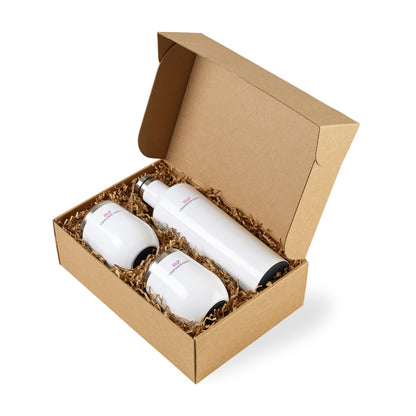 Gloss White CORKCICLE® Canteen & Stemless Wine Cup Gift Set