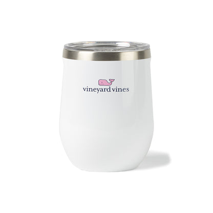 Gloss White CORKCICLE® Canteen & Stemless Wine Cup Gift Set