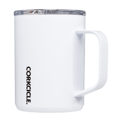 Gloss White Corkcicle® Coffee Mug - 16 oz. plain