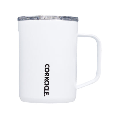 Gloss White Corkcicle® Coffee Mug - 16 oz.
