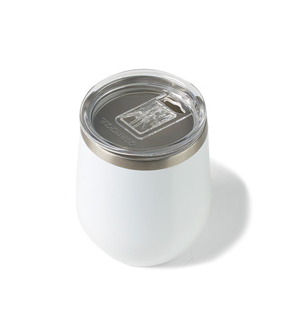 Gloss White CORKCICLE® Stemless Wine Cup - 12 Oz. plain