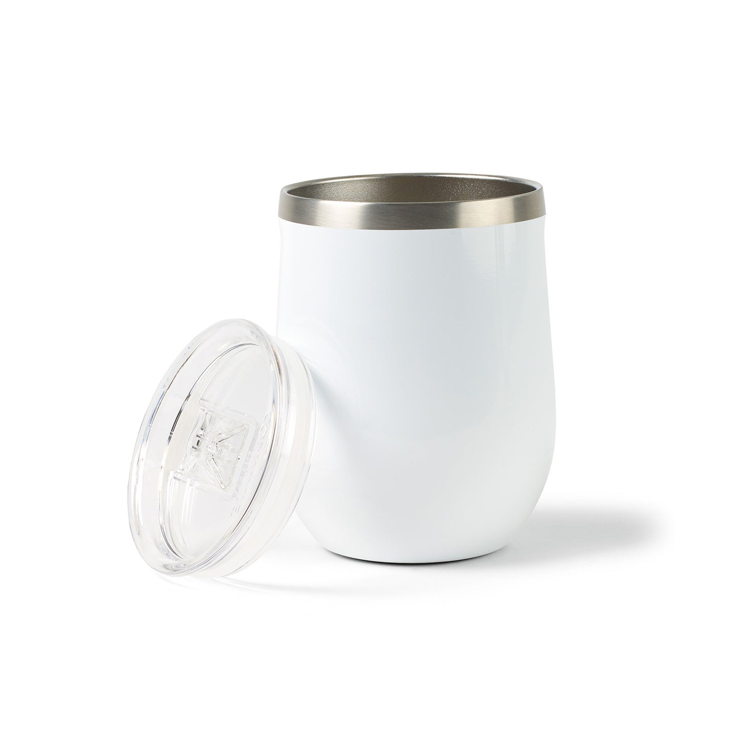 Gloss White CORKCICLE® Stemless Wine Cup - 12 Oz. plain