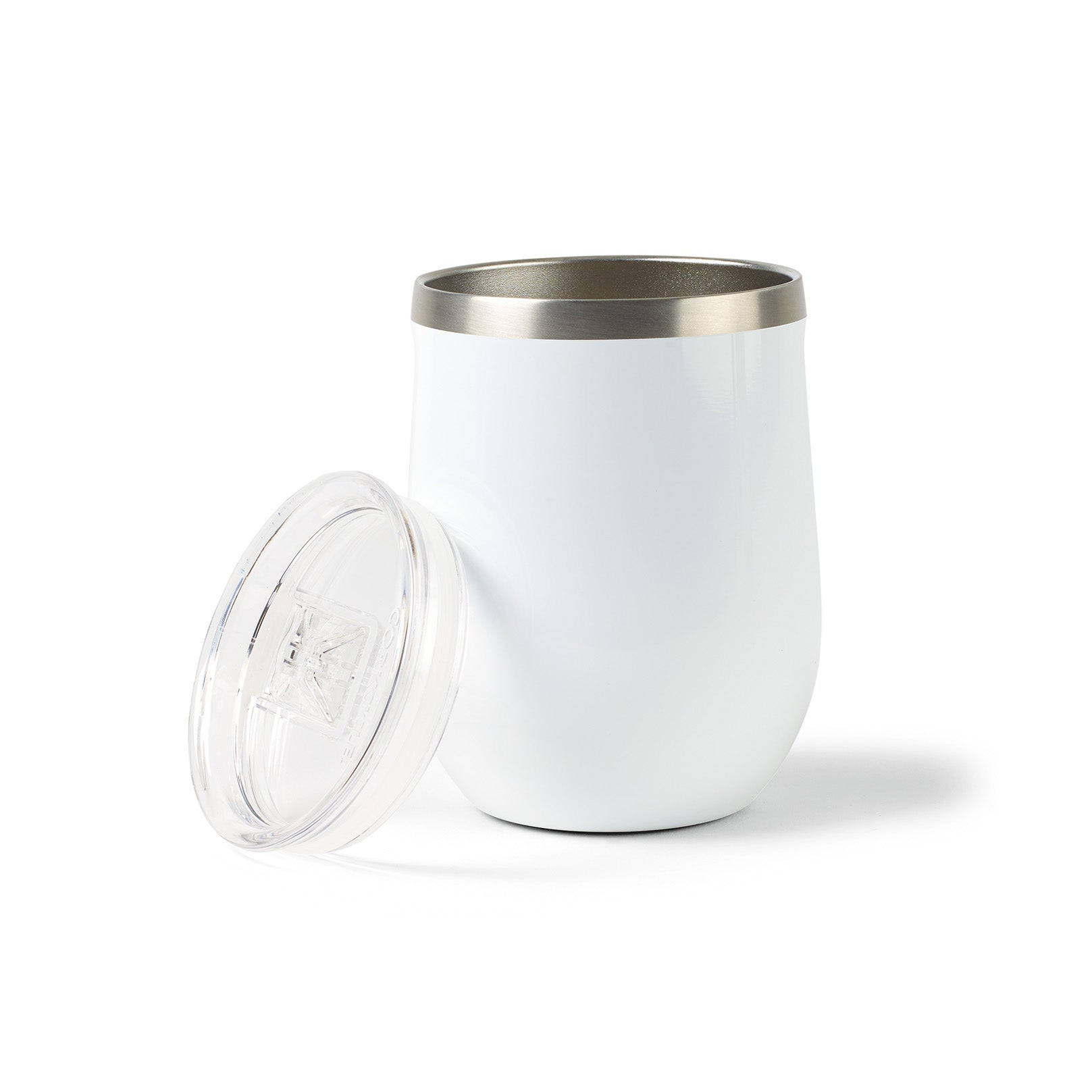 Gloss White CORKCICLE® Stemless Wine Cup - 12 Oz. plain