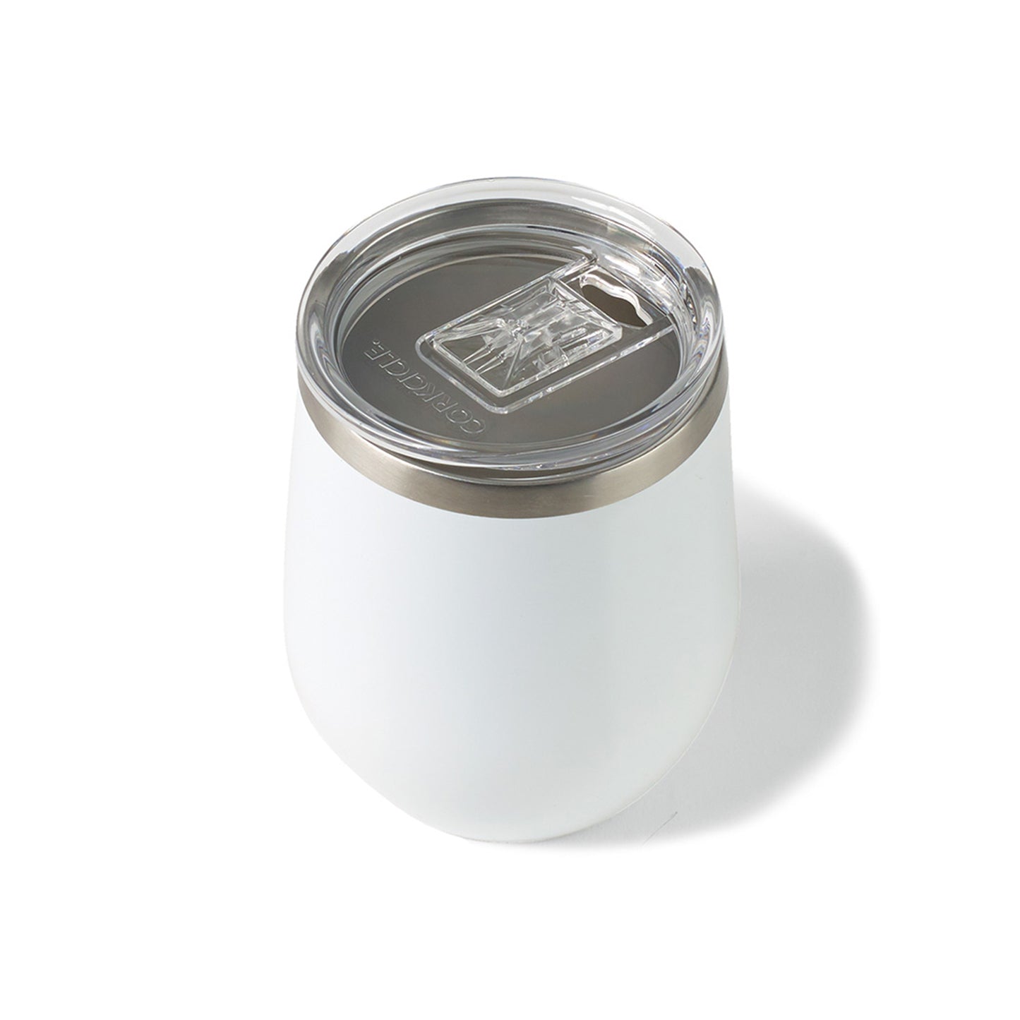 Gloss White CORKCICLE® Stemless Wine Cup - 12 Oz.