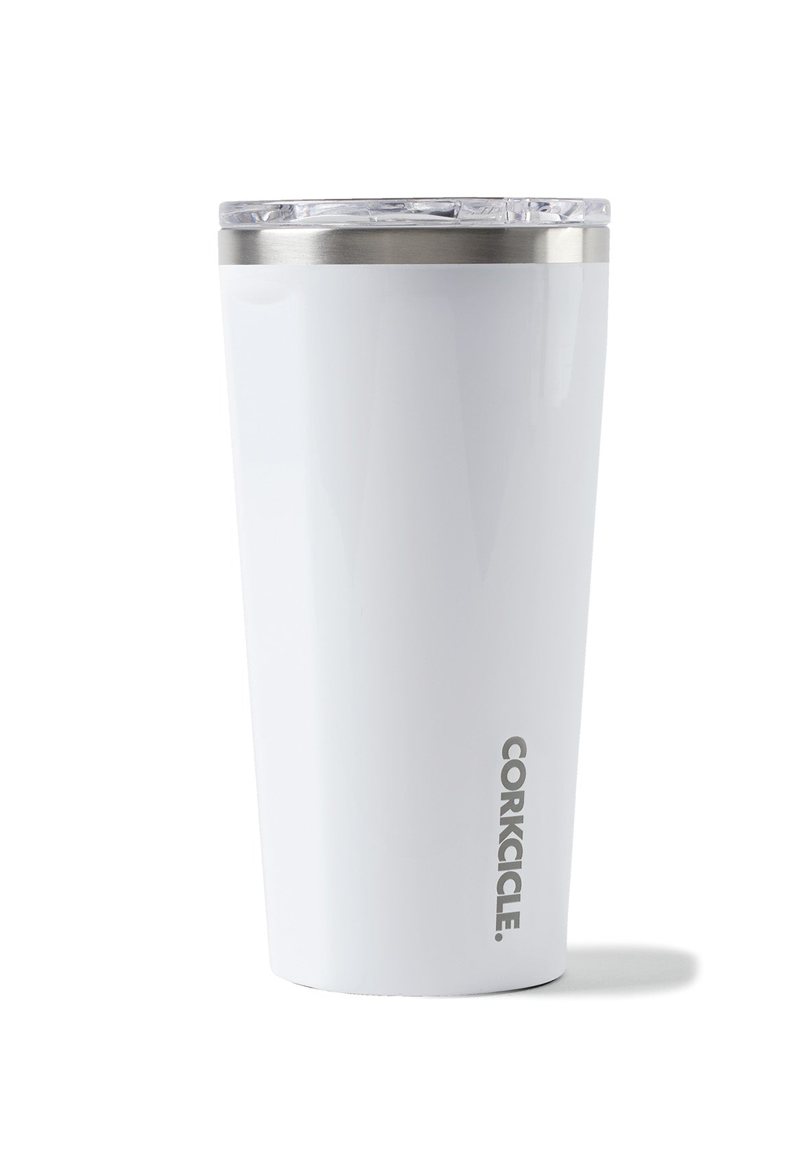 Gloss White CORKCICLE® Tumbler - 16 Oz. plain