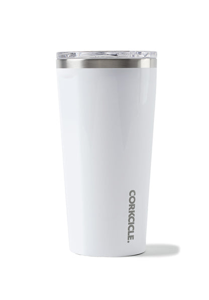 Gloss White CORKCICLE® Tumbler - 16 Oz. plain
