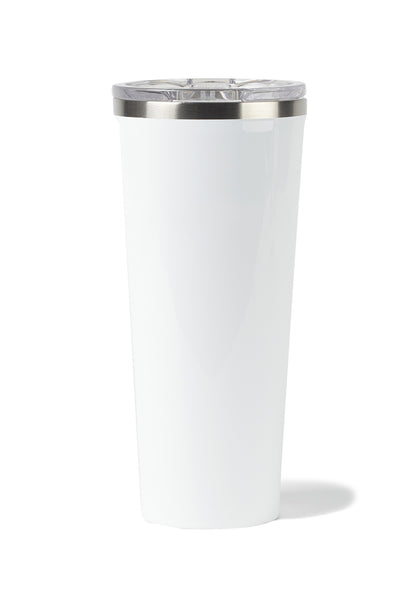 Gloss White CORKCICLE® Tumbler 24 Oz. plain