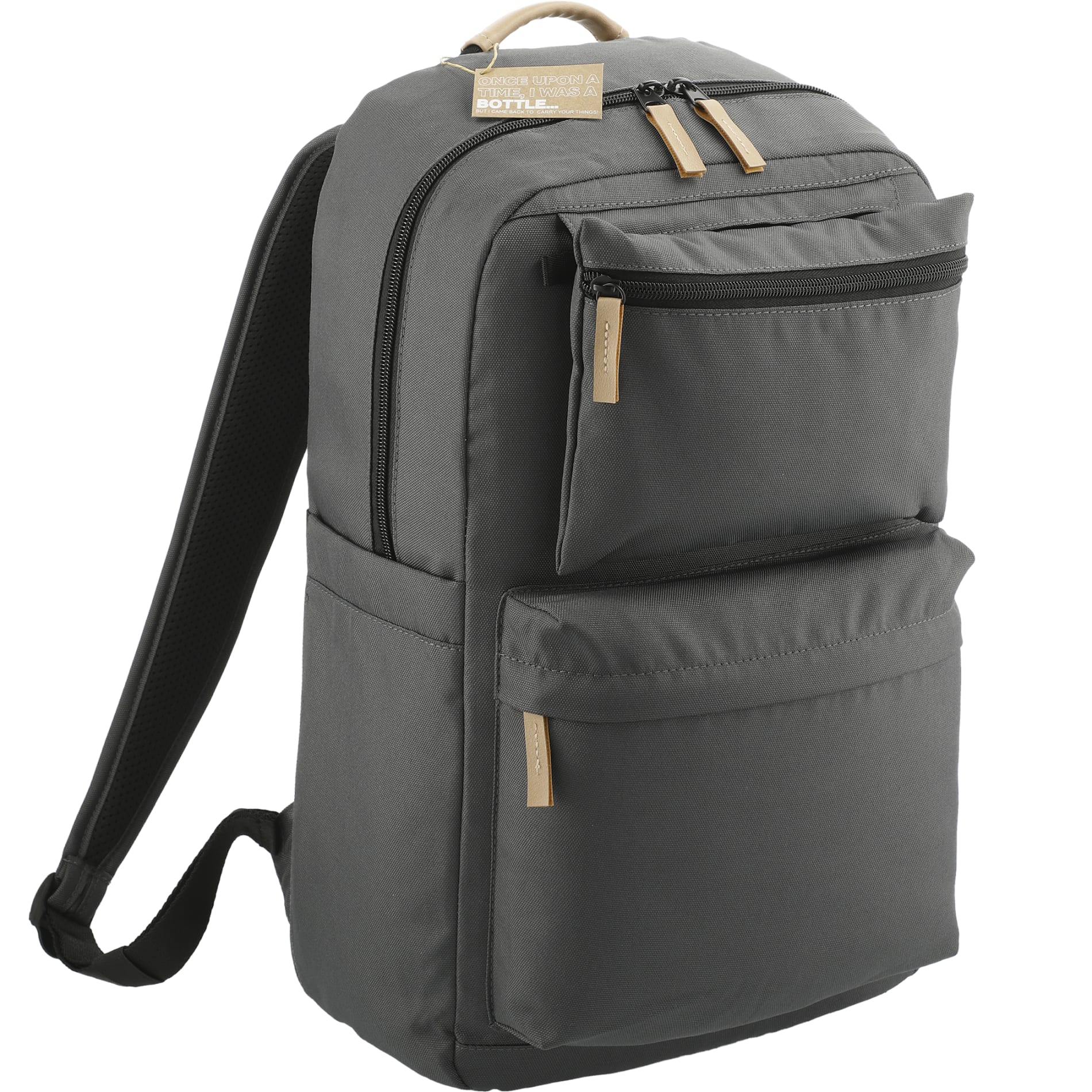 Gray Aft Recycled 15" Computer Modular Backpack plain