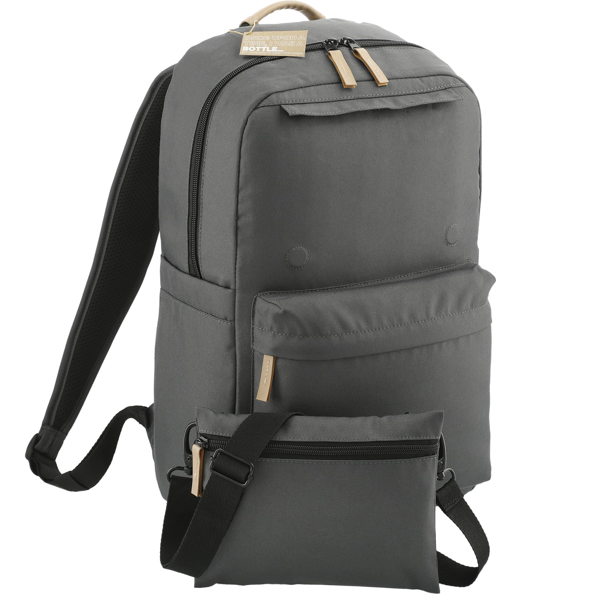 Gray Aft Recycled 15" Computer Modular Backpack