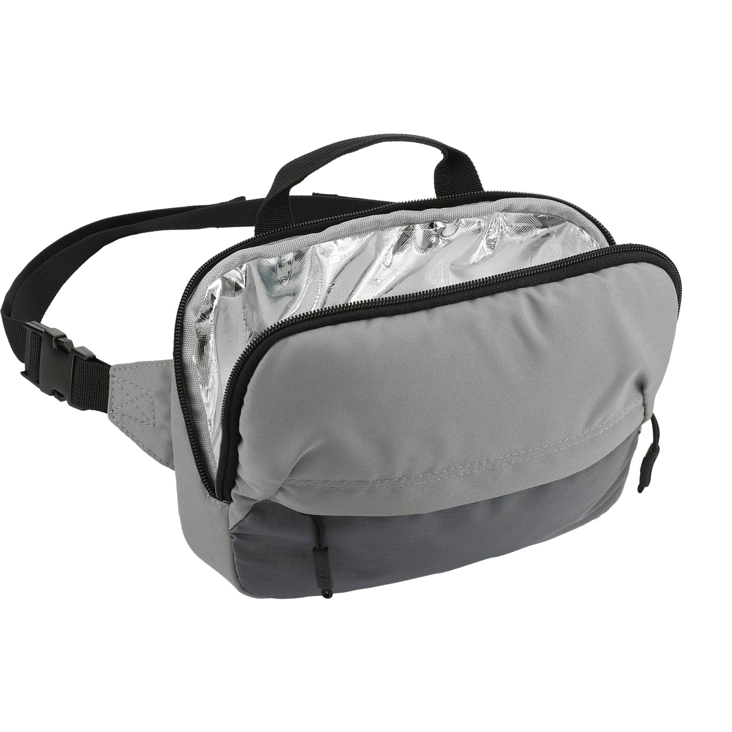 Gray Arctic Zone® Repreve® Backpack Cooler with Sling plain