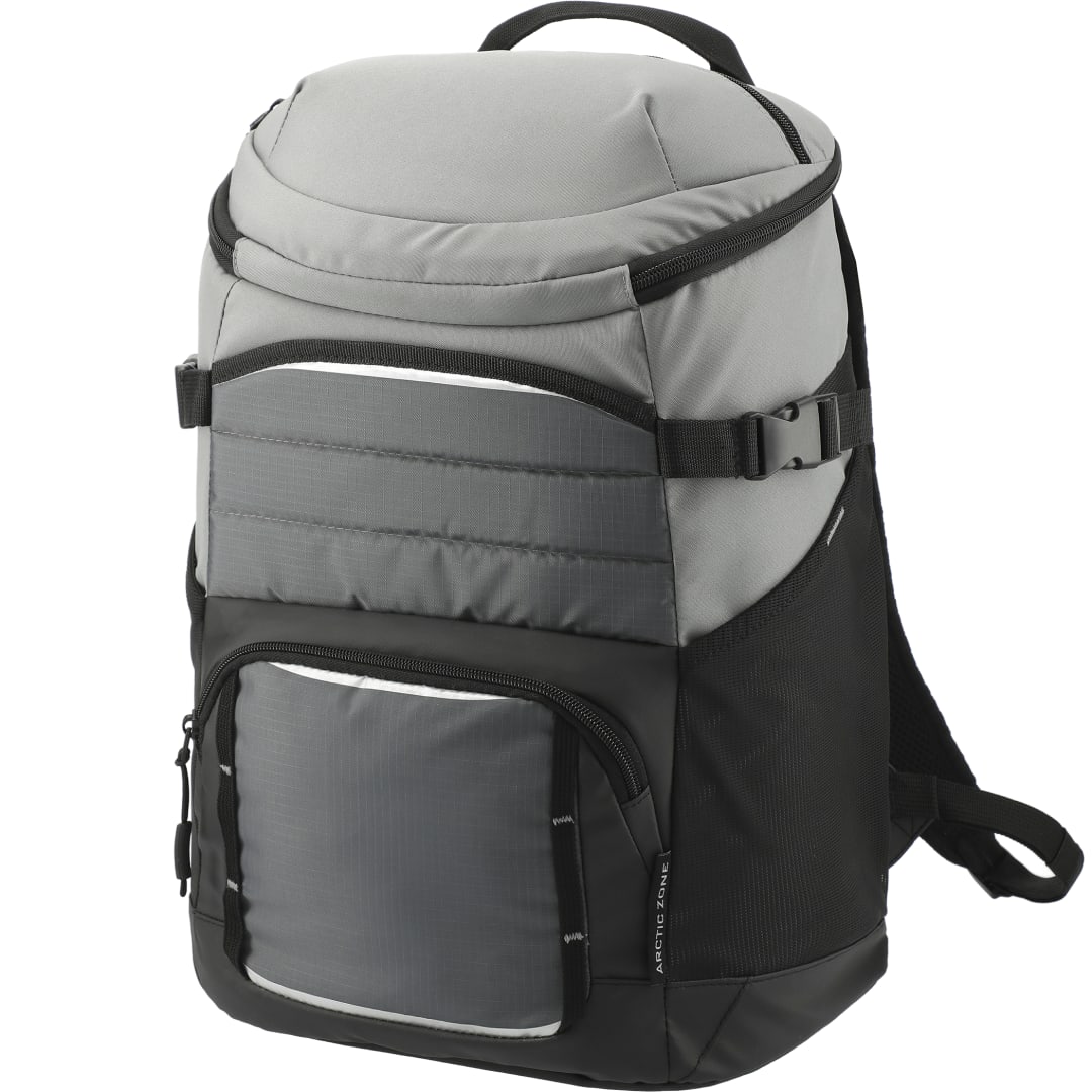 Gray Arctic Zone® Repreve® Backpack Cooler with Sling