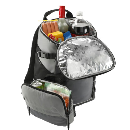Gray Arctic Zone® Repreve® Backpack Cooler with Sling