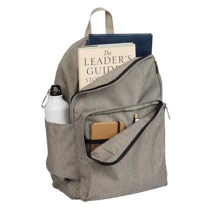 Gray Baye Recycled 15" Laptop Backpack plain