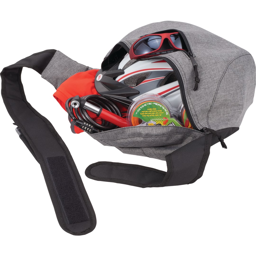 Gray Brooklyn Deluxe Sling Backpack