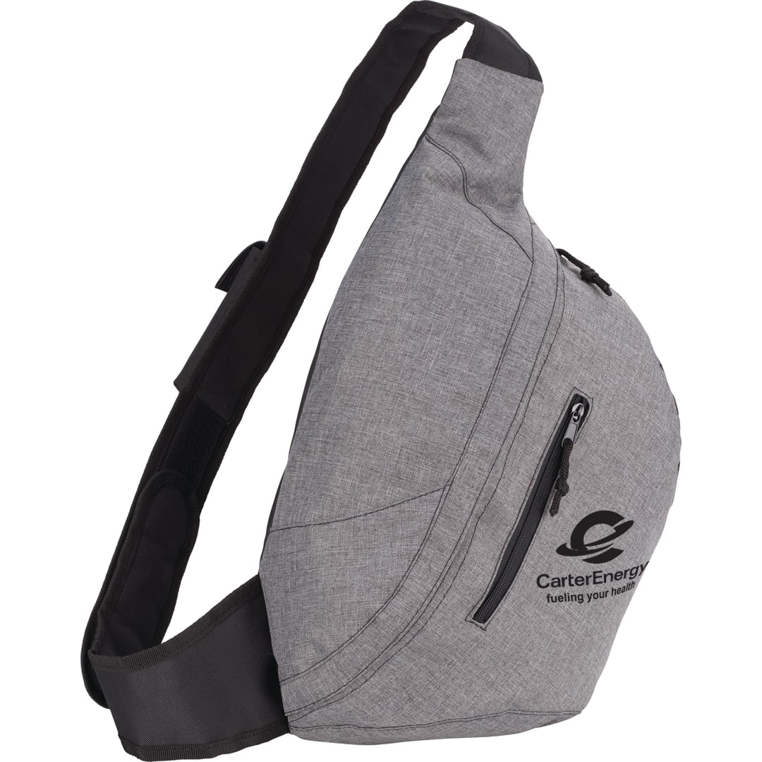 Gray Brooklyn Deluxe Sling Backpack