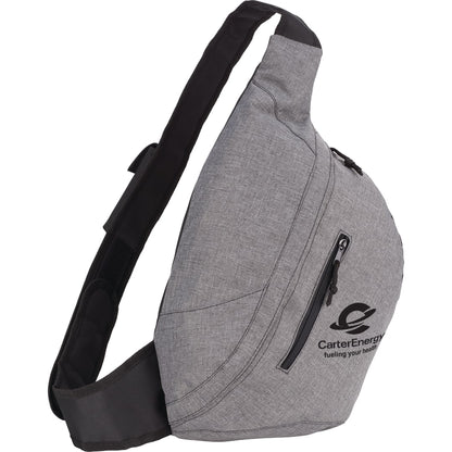Gray Brooklyn Deluxe Sling Backpack