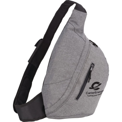 Gray Brooklyn Deluxe Sling Backpack