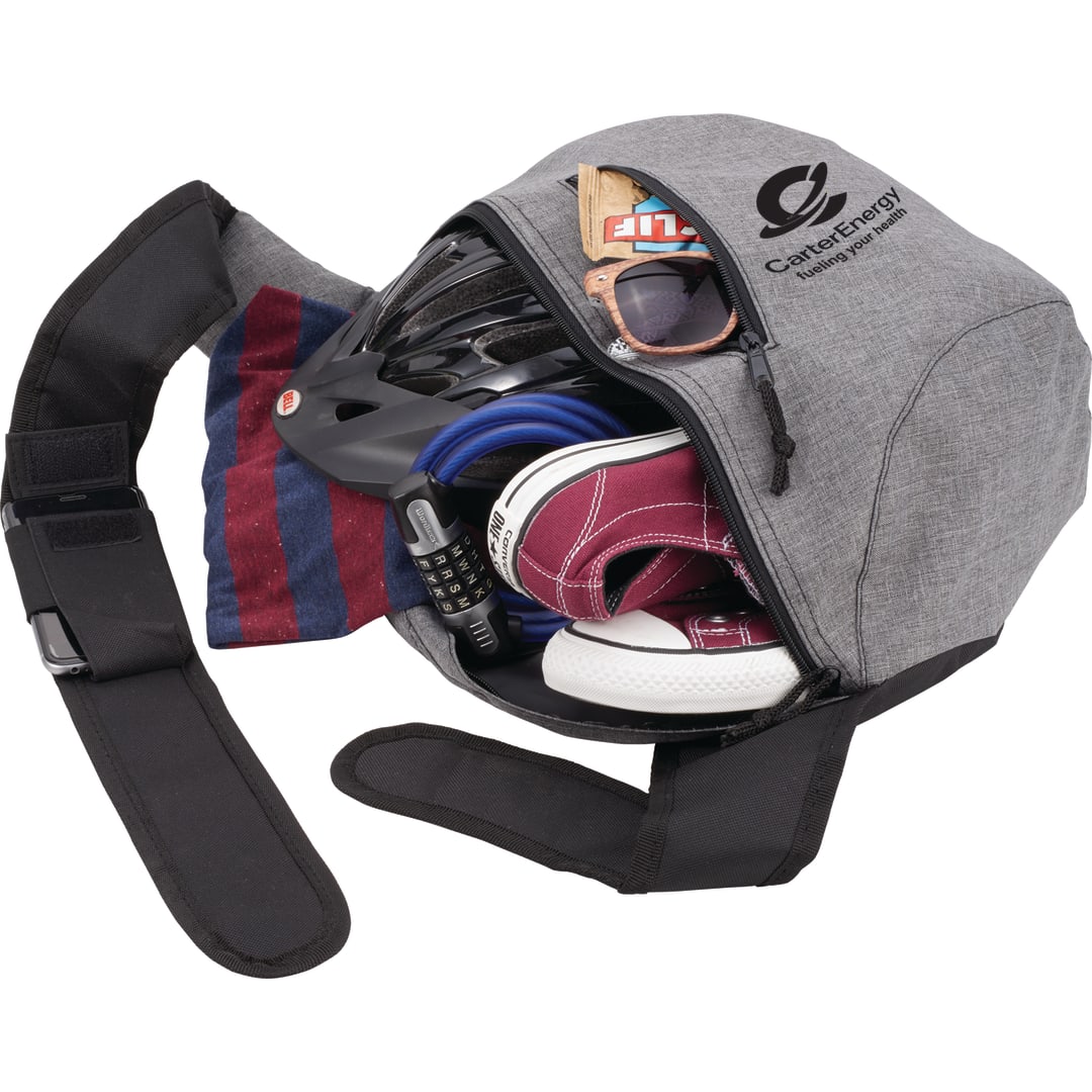 Gray Brooklyn Deluxe Sling Backpack