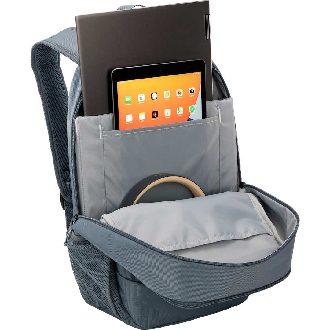 Gray Case Logic Jaunt Recycled 15" Computer Backpack plain