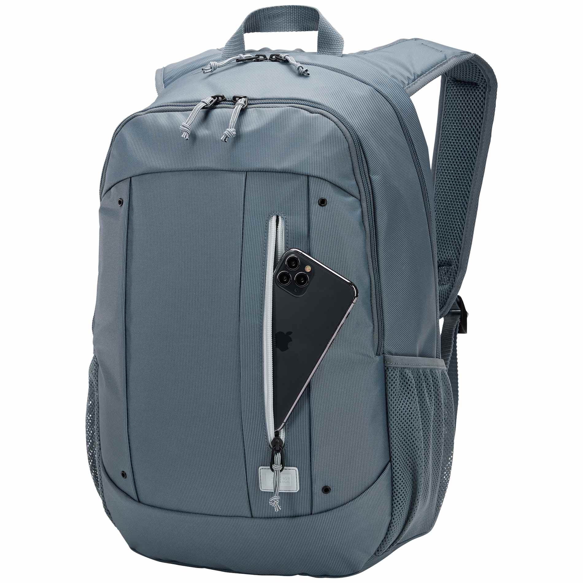 Gray Case Logic Jaunt Recycled 15" Computer Backpack plain