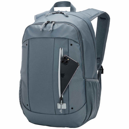 Gray Case Logic Jaunt Recycled 15" Computer Backpack plain