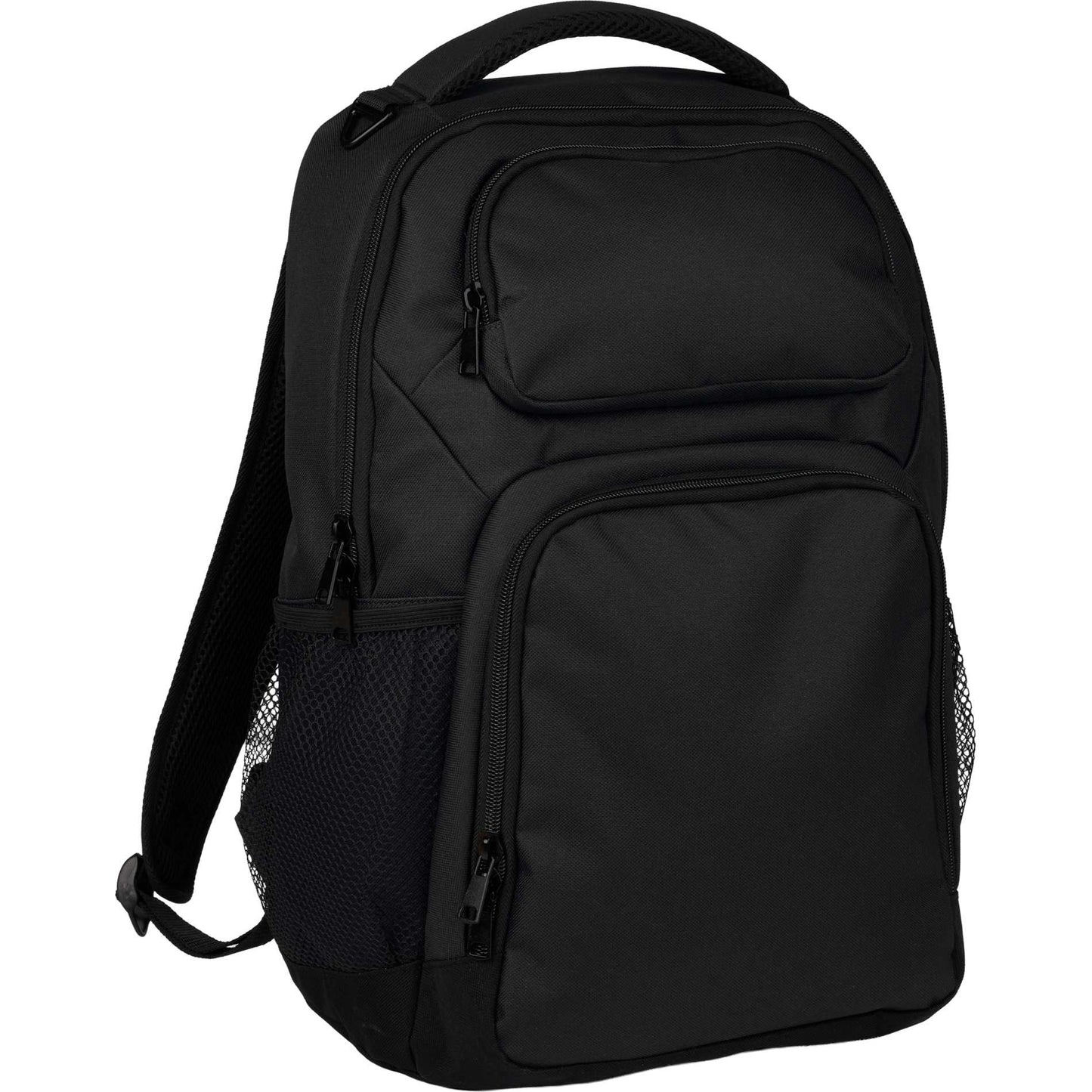 Gray Commander Recycled 16" Computer Backpack plain