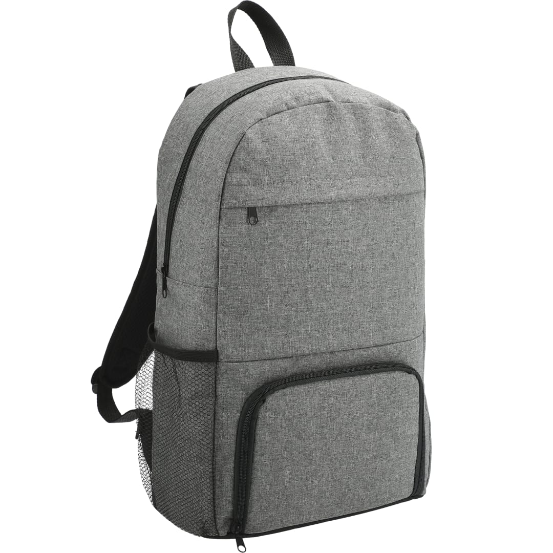 Gray Essential Insulated 15" Computer Backpack plain