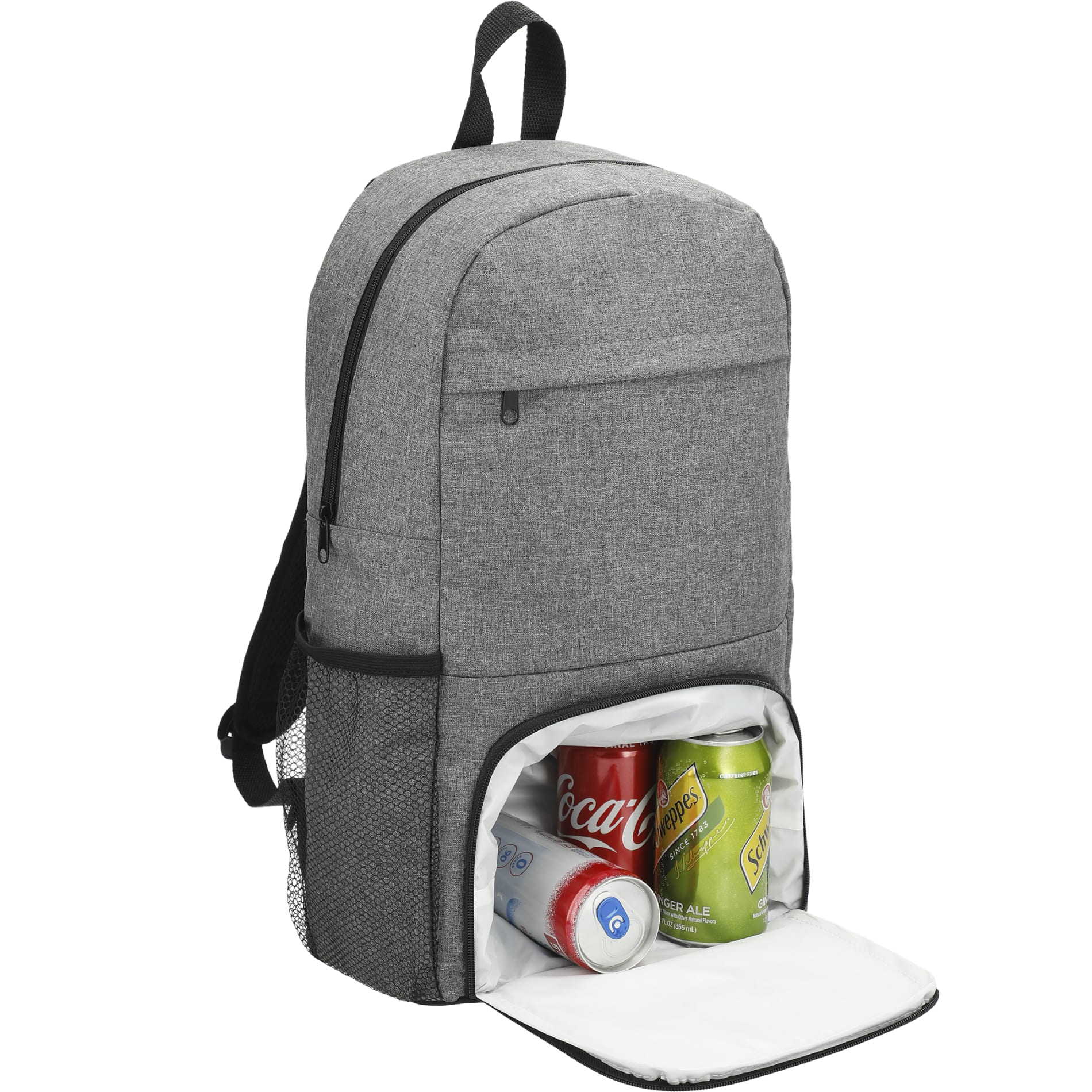 Gray Essential Insulated 15" Computer Backpack plain