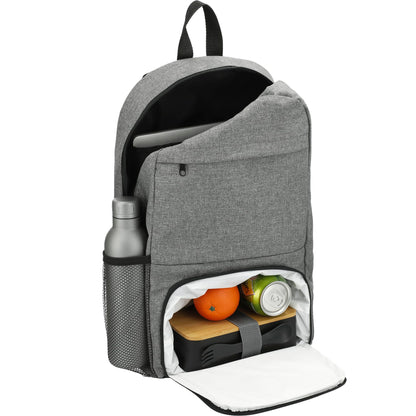 Gray Essential Insulated 15" Computer Backpack plain
