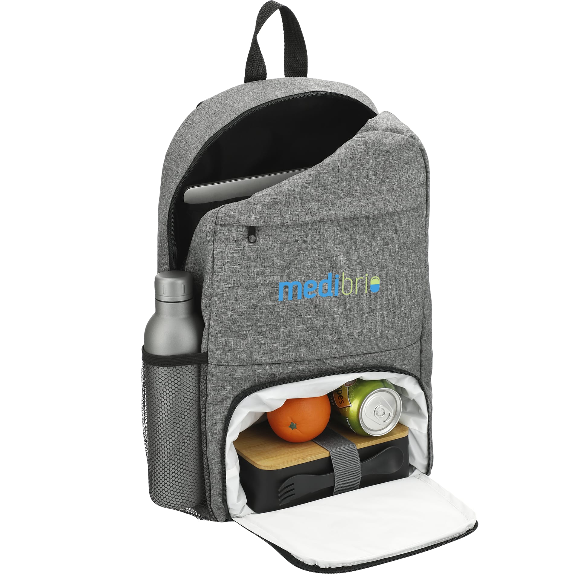 Gray Essential Insulated 15" Computer Backpack