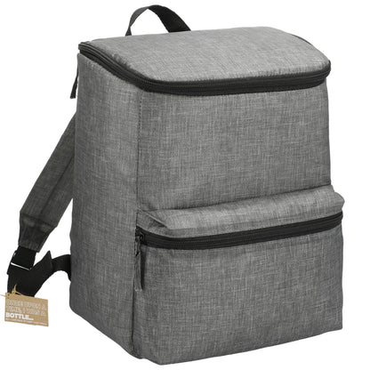 Gray Excursion Recycled 20 Can Backpack Cooler plain