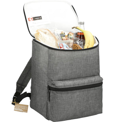 Gray Excursion Recycled 20 Can Backpack Cooler plain