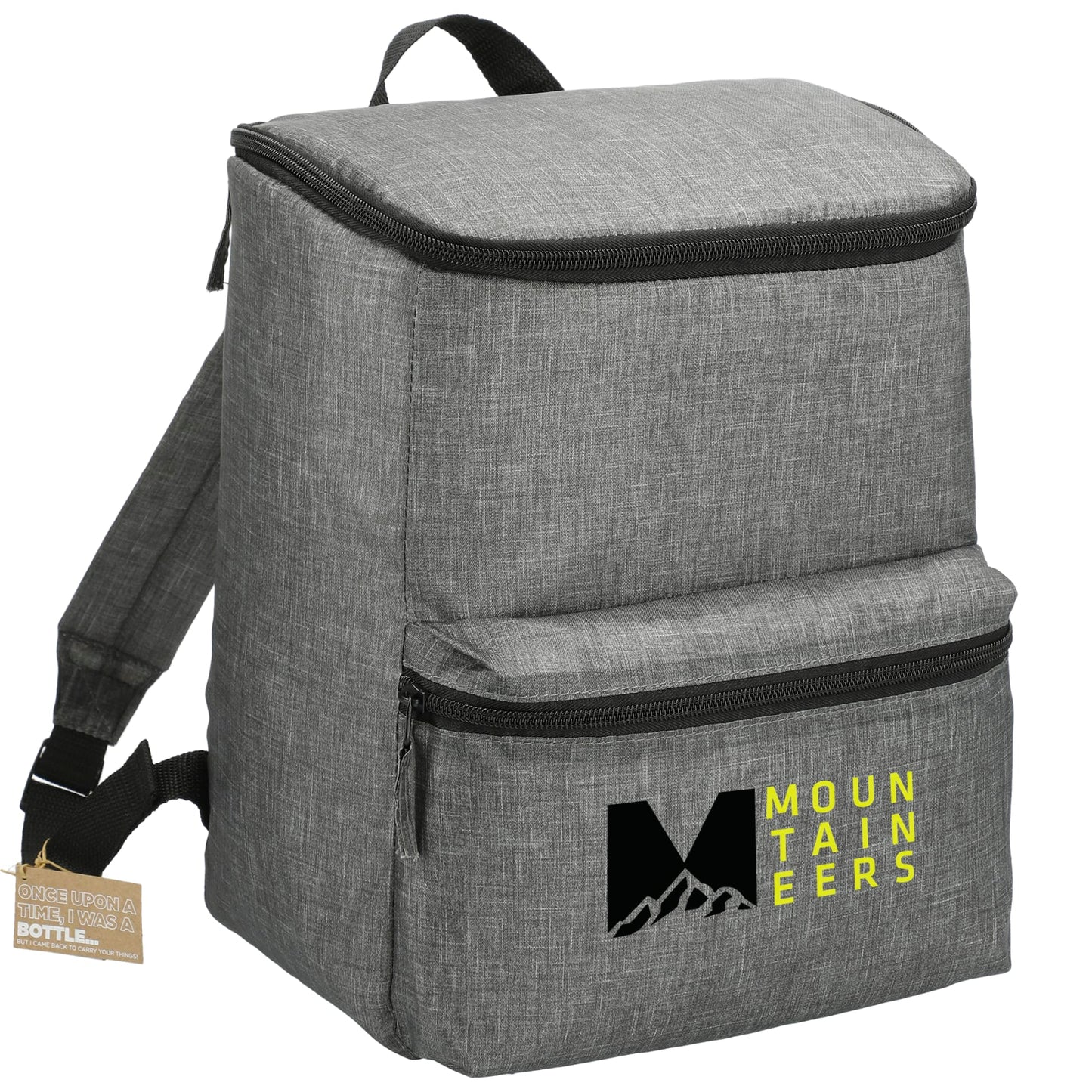 Gray Excursion Recycled 20 Can Backpack Cooler