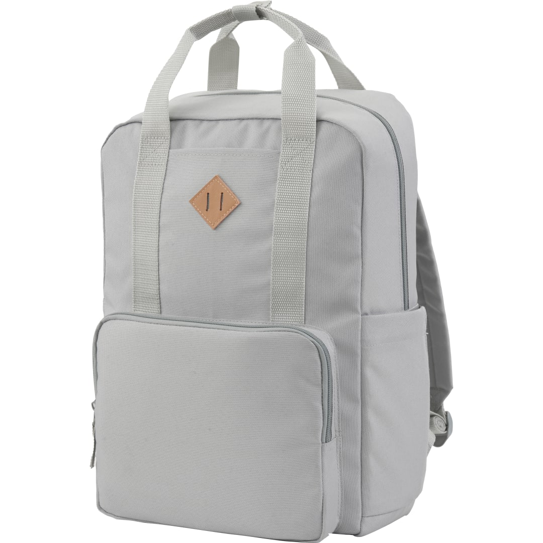Gray Fife Recycled 15" Laptop Backpack plain