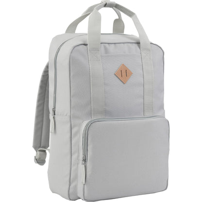 Gray Fife Recycled 15" Laptop Backpack plain