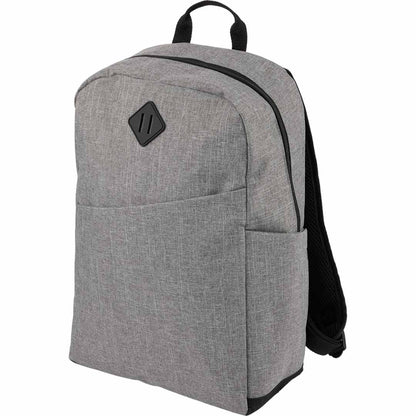 Gray Forrest Recycled 15" Computer Backpack plain