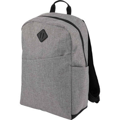 Gray Forrest Recycled 15" Computer Backpack plain