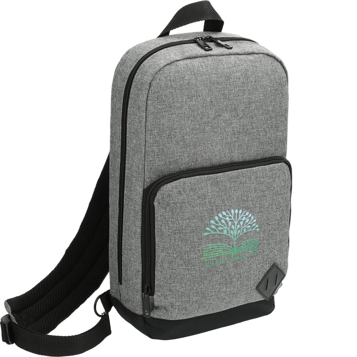 Gray Graphite Deluxe Recycled Sling Backpack