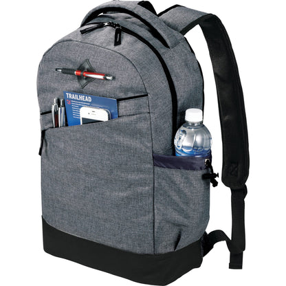 Gray Graphite Slim 15" Computer Backpack plain