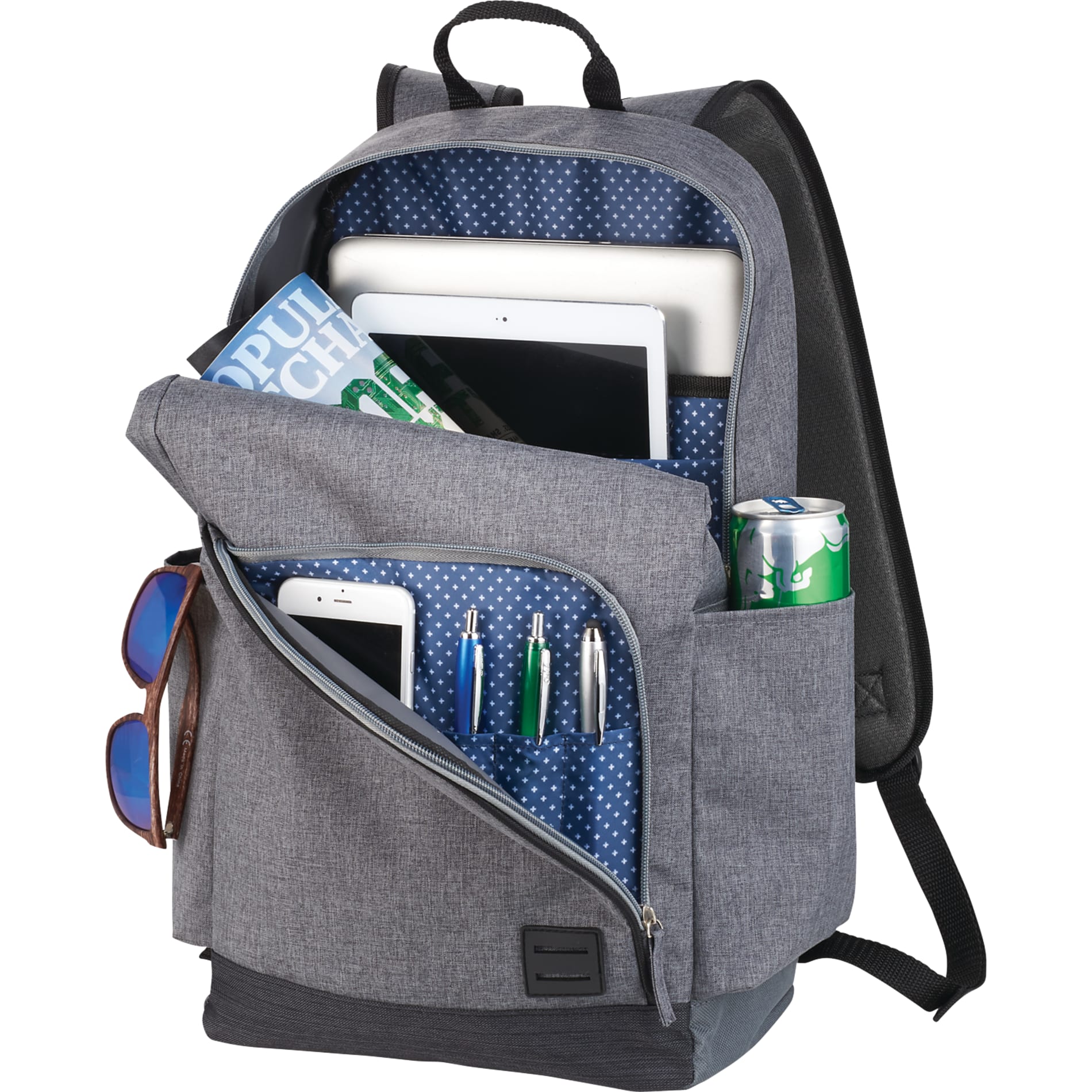 Gray Grayson 15" Computer Backpack