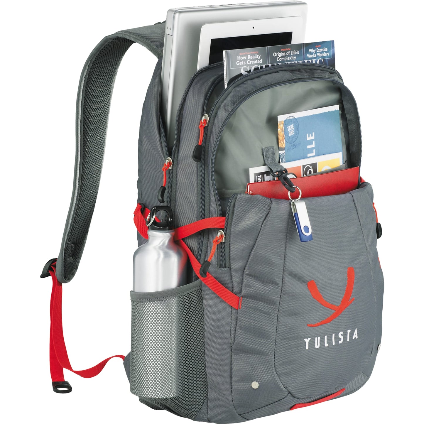 Gray High Sierra Fallout 17" Computer Backpack