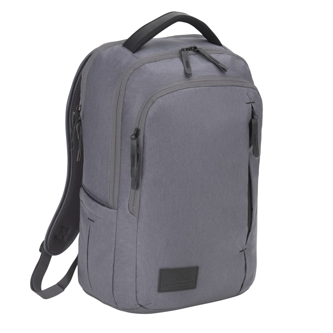 Gray High Sierra Slim  15" Computer Backpack plain