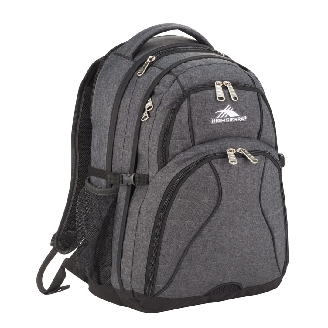 Gray High Sierra Swerve 17" Computer Backpack plain