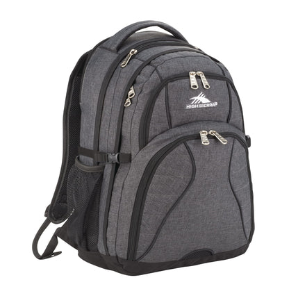 Gray High Sierra Swerve 17" Computer Backpack plain